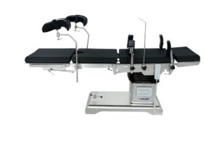 C ARM COMPATIBLE ELECTRO-MANUAL OT TABLE WITH REMOTE, NURSE PANEL AND BATTERY BACKUP